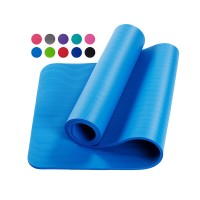 Non-Slip Yoga Mat - Durable 10 mm Thickness Yoga Pilates Exercise Fitness & Floor Workouts Esg13177